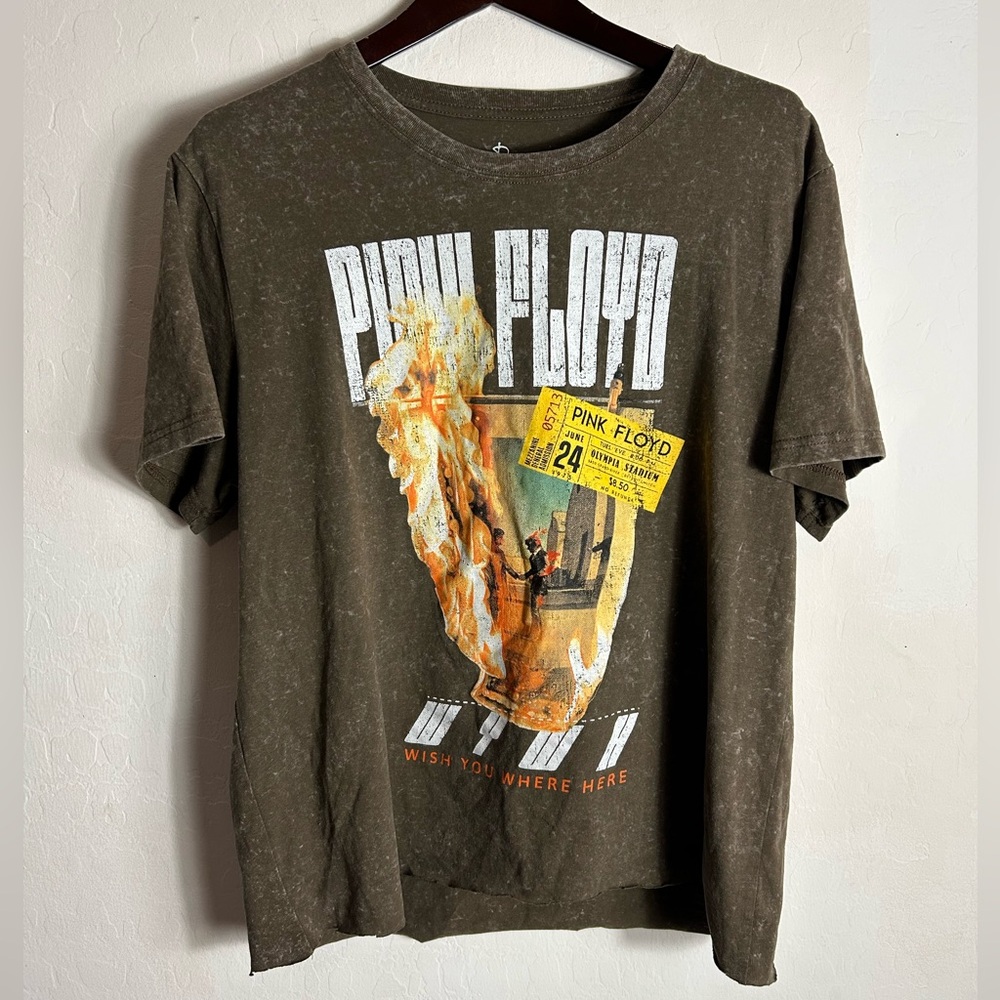 Pink Floyd Brown Graphic T-Shirt